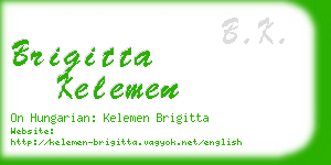 brigitta kelemen business card